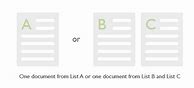 Image result for Acceptable Documents