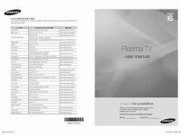 Image result for Samsung Plasma TV Pn43d450ad Manual