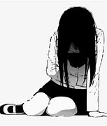 Image result for Sad Anime Girl Sticker