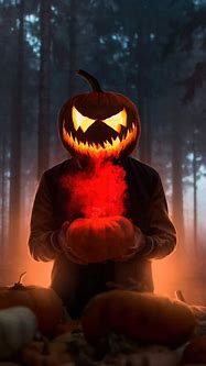 Image result for Halloween Scary Pumpkin On Cell Phone