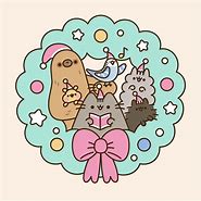 Image result for Pusheen New Year Evegif