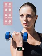 Image result for Smartwatch Fitness Tracker Red Stripe