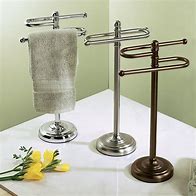 Image result for Free Standing Vanity Towel Holder