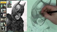 Image result for How to Draw Dark Knight