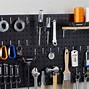 Image result for Tools Mounted On Pegboard
