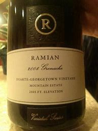 Image result for Ramian Estate Grenache Page One Highland
