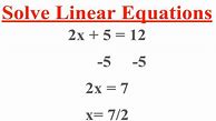 Image result for Linear Equations Algebra 1