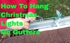 Image result for Metal Gutter Hooks for Christmas Lights