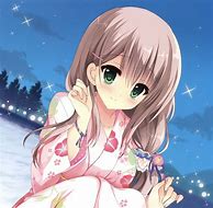 Image result for Cute Anime Girl with Brown Hair