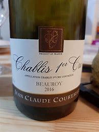Image result for Jean Claude Courtault Chablis Beauroy