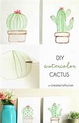 Image result for Watercolor Tutorial Cactus