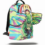 Image result for Sprayground Backpacks White with Hummingbird Image