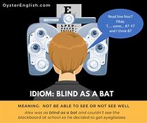 Image result for Blind as a Bat Sign