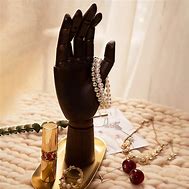 Image result for Wooden Hand Jewelry Display
