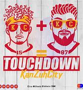 Image result for Kelce Mahomes High Five SVG