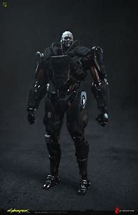 Image result for Cyberpunk Combat Robot