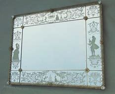 Image result for etching mirror antique