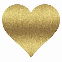 Image result for Gold Heart Clip Art
