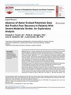 Image result for Poor Stroke Recovery