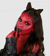 Image result for Devil Halloween Costume Makeup