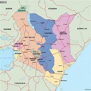 Image result for Kenya Political Map