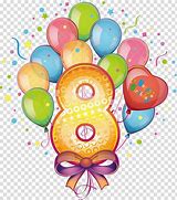 Image result for Free Clip Art Birthday Number 8