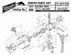 Image result for Milwaukee Right Angle Drill Parts