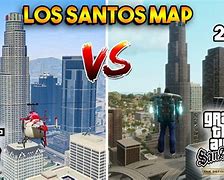 Image result for Los Santos Map GTA 5 vs San Andreas