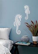 Image result for Seahorse Wall Stencil