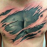 Image result for Batman Chest Tattoo