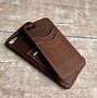 Image result for Leather iPhone Case with Card Holder