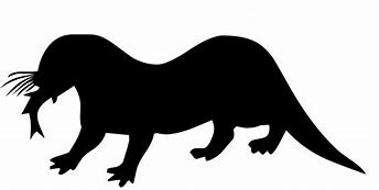 Image result for River Otter Silhouette