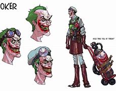 Image result for Batman Arkham Asylum Joker Concept Art