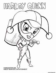 Image result for Cute Harley Quinn Coloring Pages