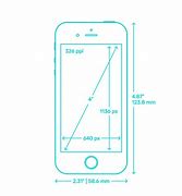 Image result for Screen Size of the iPhone 5 SE