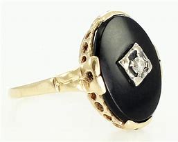 Image result for Antique Onyx Rings