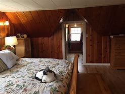 Image result for Bedroom with Pine Paneling