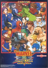 Image result for Marvel Vs. Capcom Arcade Poster