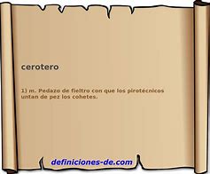 Image result for cerotero