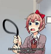 Image result for Sayori Hanging Meme