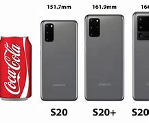 Image result for Samsung S20 Compared to S23 Ultra Size
