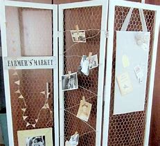 Image result for Chicken Wire Room Divider