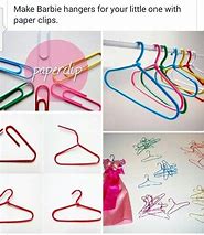 Image result for How to Make a Barbie with Paper Clip Hanger