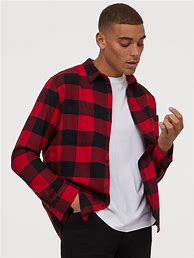 Image result for Red Flannel with Black Shirt Style