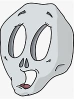 Image result for Cartoon Scared Skull