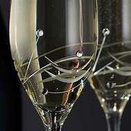 Image result for Crystal Champagne Glasses Personalized