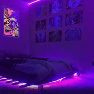 Image result for Neon Bedside Lights Circle