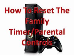 Image result for Xbox 360 Parental Code Reset