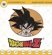 Image result for Goku Embridery