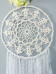 Image result for Doily Dream Catcher Wall Hanging